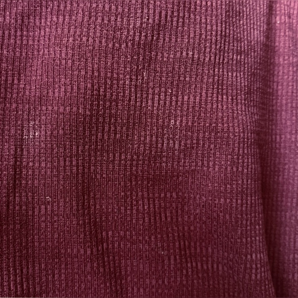 ANTHROPOLOGIE HD IN PARIS RIBBED RASPBERRY CROPPED JUMPSUIT W RIBBON TIE SZ M - Picture 9 of 10